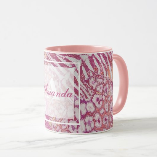 Leopardenledermode Tasse (VorderseiteRechts)