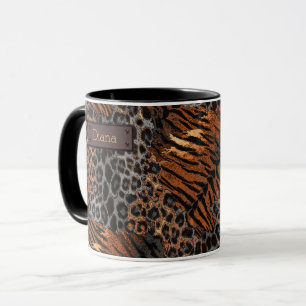 Leopardenledermode Tasse