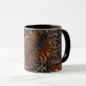Leopardenledermode Tasse (VorderseiteRechts)