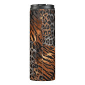 Leopardenledermode Thermosbecher (Rückseite)