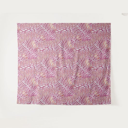 Leopardenledermode Wandteppich (Vorderseite (Horizontal))