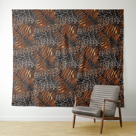 Leopardenledermode Wandteppich (Beispiel (Horizontal))