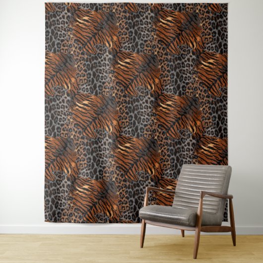 Leopardenledermode Wandteppich (Beispiel)