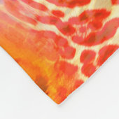 Leopardenleopard, abstrakt, animalisch fleecedecke (Ecke)