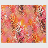 Leopardenleopard, abstrakt, animalisch geschenkpapier (Flach)