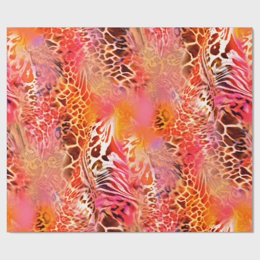 Leopardenleopard, abstrakt, animalisch geschenkpapier (Flach)
