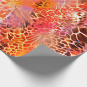 Leopardenleopard, abstrakt, animalisch geschenkpapier (Ecke)