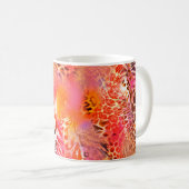 Leopardenleopard, abstrakt, animalisch kaffeetasse (VorderseiteRechts)
