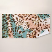 Leopardenmuster-Abbildung, tierischer Ausdruck Badehandtuch (Badehandtuch)