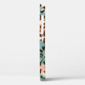 Leopardenmuster-Abbildung, tierischer Ausdruck Case-Mate iPhone Hülle (Rückseite / Links)