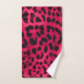 Leopardenmuster Badhandtuch Set (Handtuch)