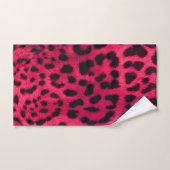 Leopardenmuster Badhandtuch Set (Handtuch)