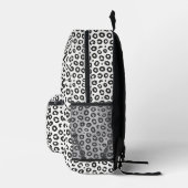 Leopardenmuster Bedruckter Rucksack (Rechts)