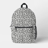 Leopardenmuster Bedruckter Rucksack (Vorderseite)