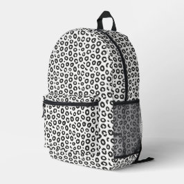 Leopardenmuster Bedruckter Rucksack