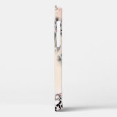 Leopardenmuster, Blume, Kette, Rose Case-Mate iPhone Hülle (Rückseite / Links)