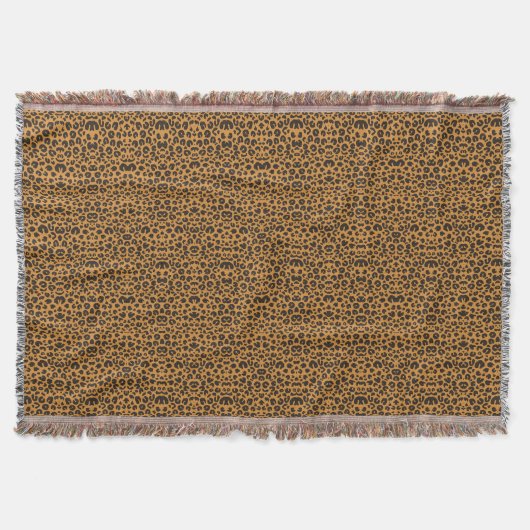 Leopardenmuster Decke (Vorderseite)