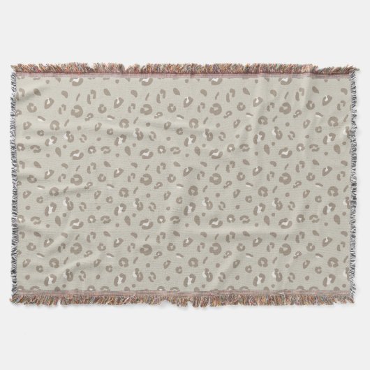 Leopardenmuster Decke (Vorderseite)