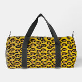 Leopardenmuster Duffle Bag (Rückseite)