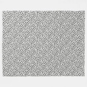 Leopardenmuster Fleecedecke (Vorderseite (Horizontal))