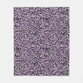 Leopardenmuster Fleecedecke (Vorderseite)