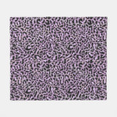 Leopardenmuster Fleecedecke (Vorderseite (Horizontal))
