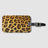 Leopardenmuster Gepäckanhänger (Vorderseite (Horizontal))