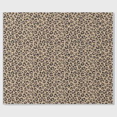 Leopardenmuster Geschenkpapier (Flach)