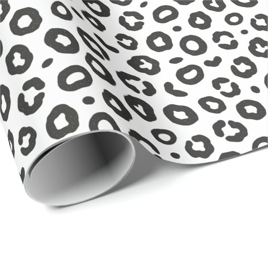 Leopardenmuster geschenkpapier (Rolleneckpunkt)