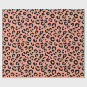 Leopardenmuster Geschenkpapier (Flach)