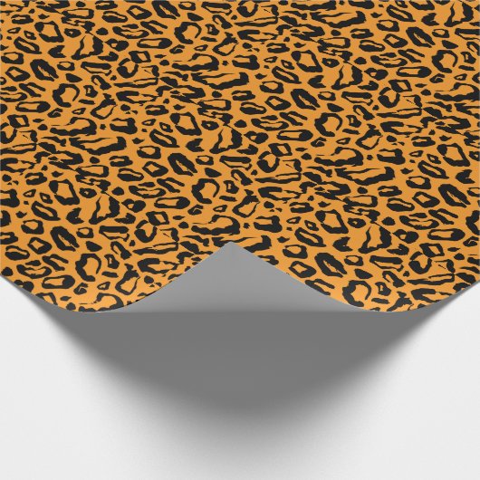Leopardenmuster Geschenkpapier (Ecke)