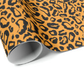 Leopardenmuster Geschenkpapier (Rolleneckpunkt)