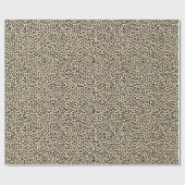 Leopardenmuster Geschenkpapier (Flach)