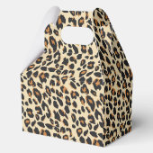 Leopardenmuster Geschenkschachtel (Rückseite)