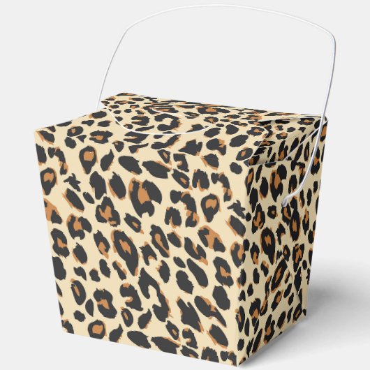 Leopardenmuster Geschenkschachtel (Vorderseite)