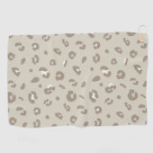 Leopardenmuster Golfhandtuch (Horizontal)
