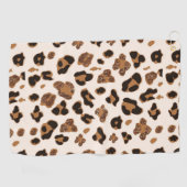 Leopardenmuster Golfhandtuch (Horizontal)