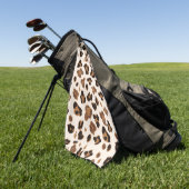 Leopardenmuster Golfhandtuch (Gras)