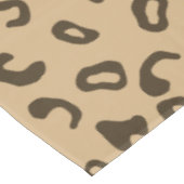 Leopardenmuster Hautstruktur Tischdecke (Schrägansicht)