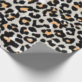 Leopardenmuster in wildnahtloser Farbe Geschenkpapier (Ecke)