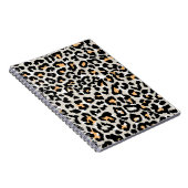 Leopardenmuster in wildnahtloser Farbe Notizblock (Rechte Seite)