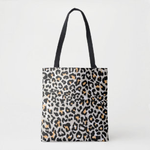 Leopardenmuster in wildnahtloser Farbe Tasche