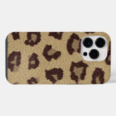 Leopardenmuster iPhone Hülle (Rückseite (Horizontal))