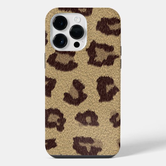 Leopardenmuster iPhone Hülle (Rückseite)