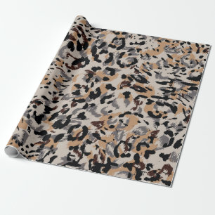 Leopardenmuster, Jaguarmuster, Tierpelz Geschenkpapier