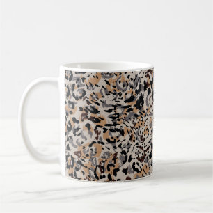 Leopardenmuster, Jaguarmuster, Tierpelz Kaffeetasse