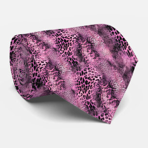 Leopardenmuster krawatte