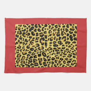 Leopardenmuster-Küchentücher Handtuch