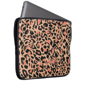 Leopardenmuster Laptopschutzhülle (Vorne Rechts)
