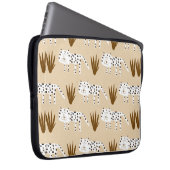 Leopardenmuster Laptopschutzhülle (Vorne Rechts)